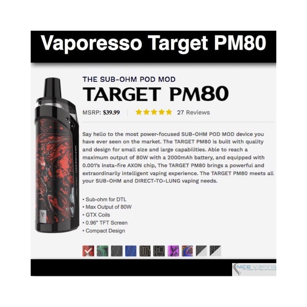 Vaporesso Target PM80 Kit